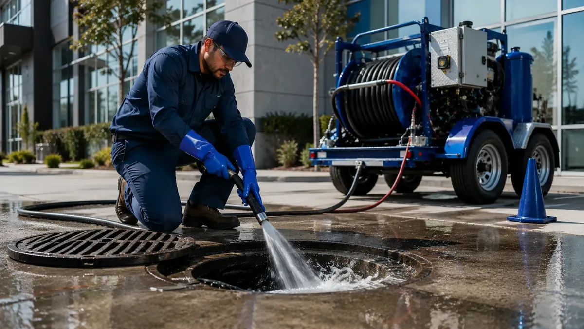 Commercial Hydro Jet Drain Cleaning in Millbrae