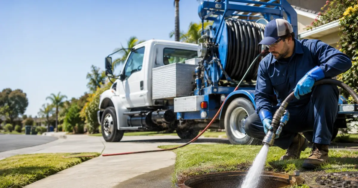 Hydro jet sewer cleaning Millbrae