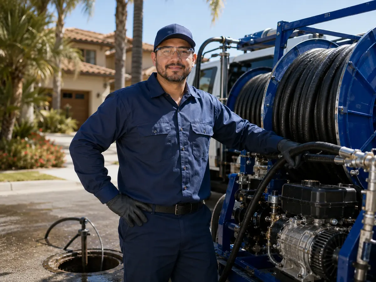 Hydro jet sewer cleaning in Millbrae