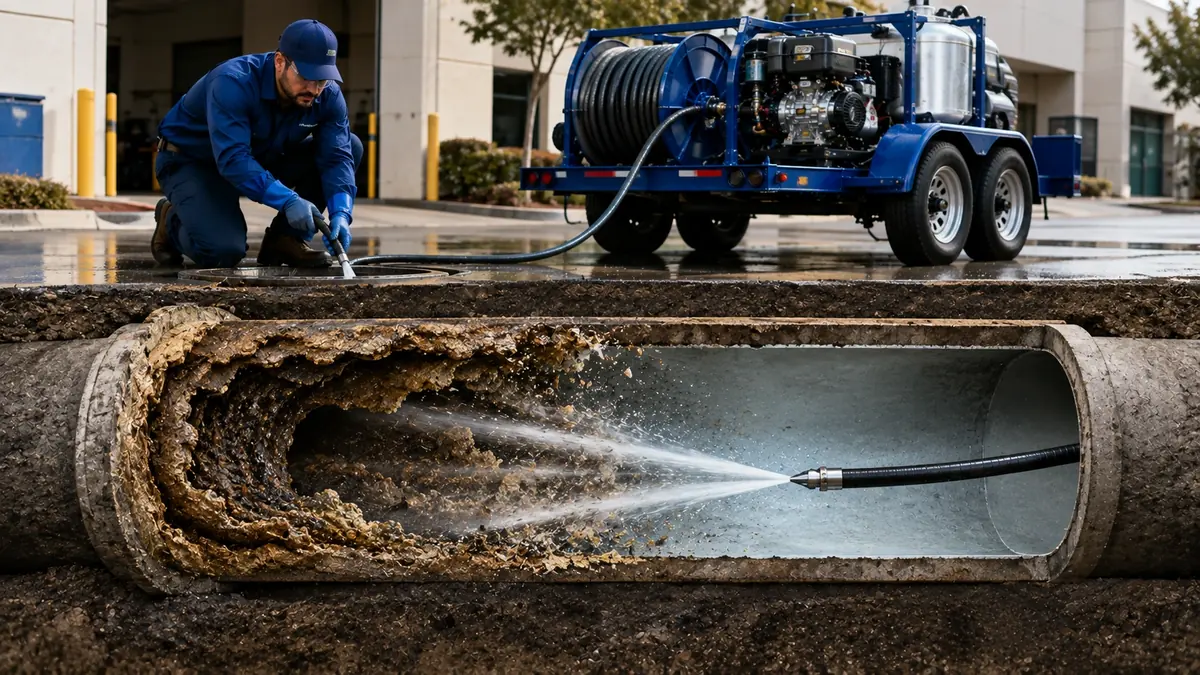 Sewer Pipe Descaling in Millbrae